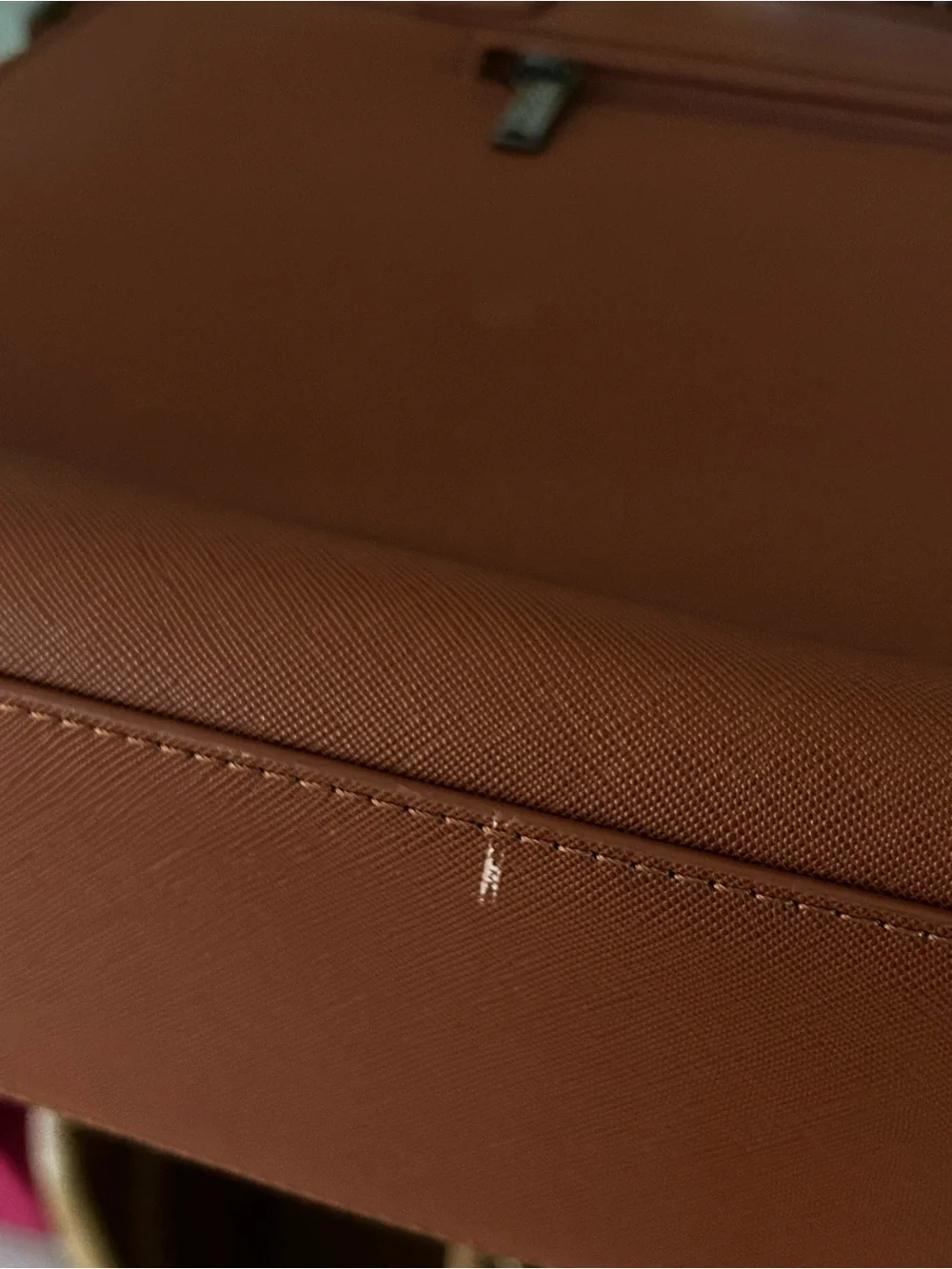 Ecosusi Brown Briefcase with Adjustable Shoulder Strap